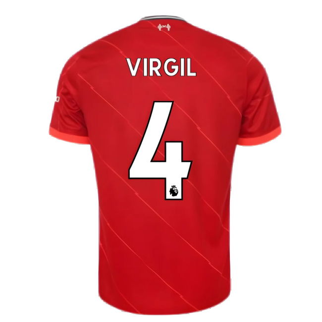 Women's Liverpool 2021-2022 Home Shirt (VIRGIL 4)