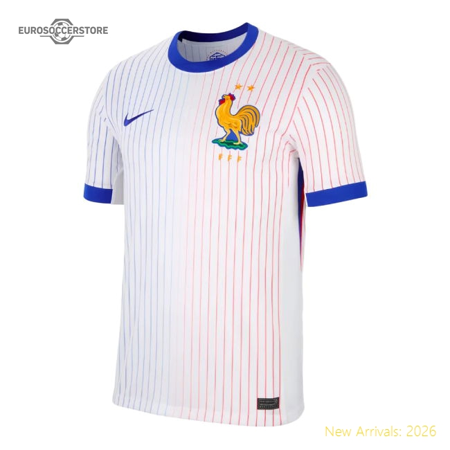 France 2024-2025 Authentic Away Jersey (fra) Modern Slim