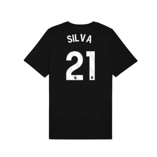 Official 2025-2026 Man Official City FtblESS Tee Black Silva 21