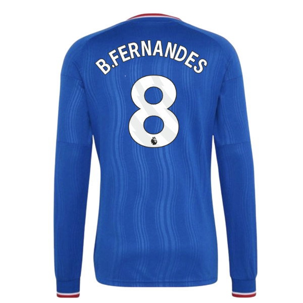 2026-2027 Man Utd Away Long Sleeve Shirt (Kids) (B.Fernandes 8)