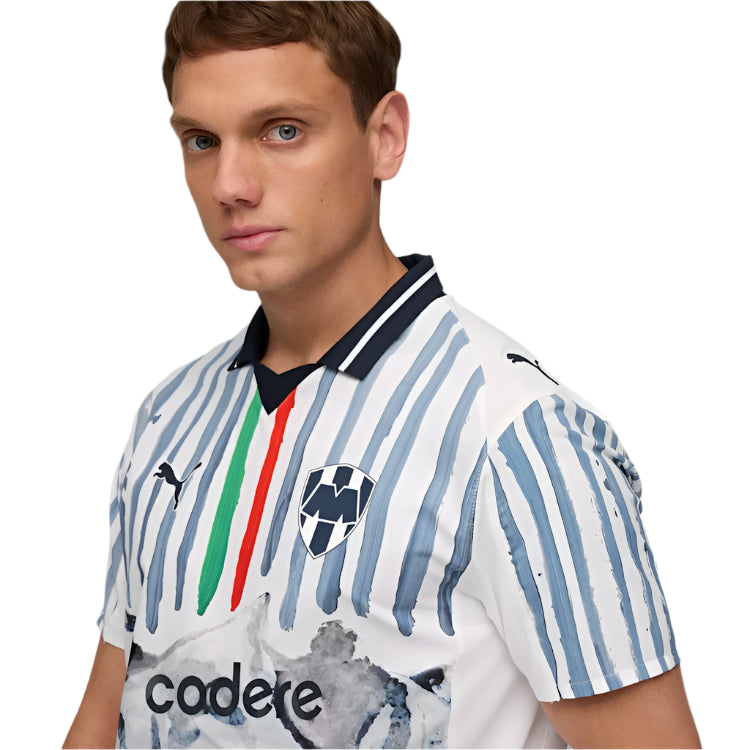 Monterrey CF Navy) 2025-2026 UCL Home Jersey – Authentic Shirt