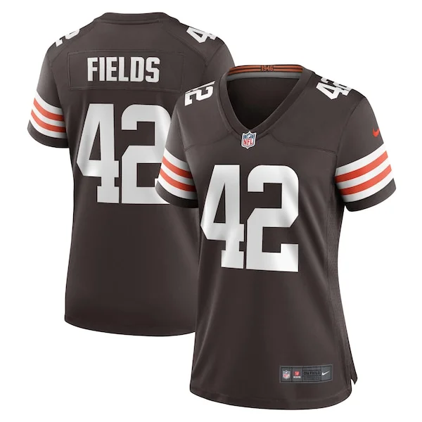 None Tony Fields Game Jersey - Brown | NFL Player Jersey | NFL Footbal