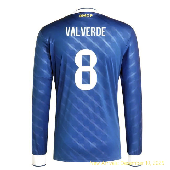 2025-2026 Real Madrid Third Shirt - Professional Uniform (Valverde 8)