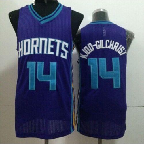 Purple Charlotte Hornets #14 Nets Jersey - Performance Fabric