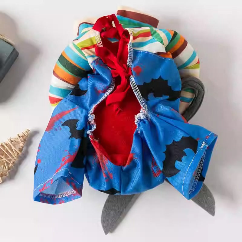 With Scissors – Hilarious Halloween Party Outfit For Frenchie Pups