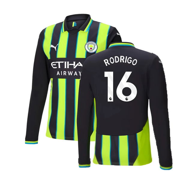 2024-20 Man City Puma Away Football Jersey Rodrigo 16 L M S
