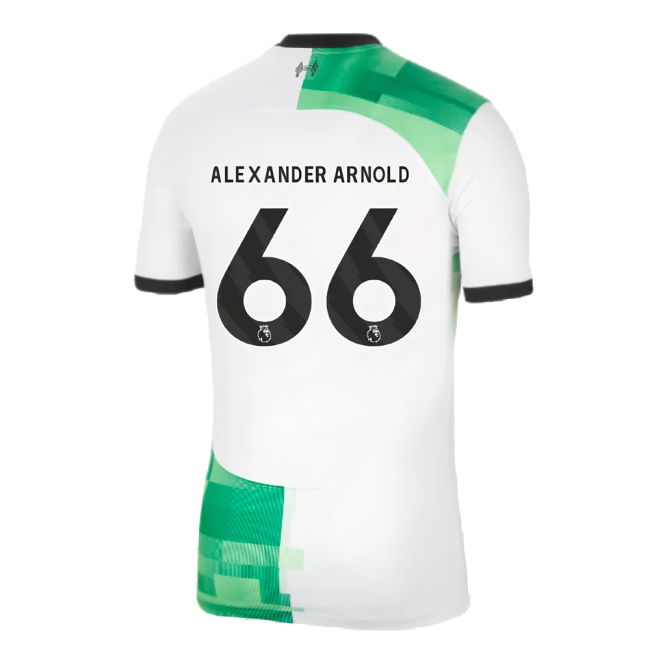 2023-20 Liverpool Away Football Shirt Alexander Arnold Name Number L S