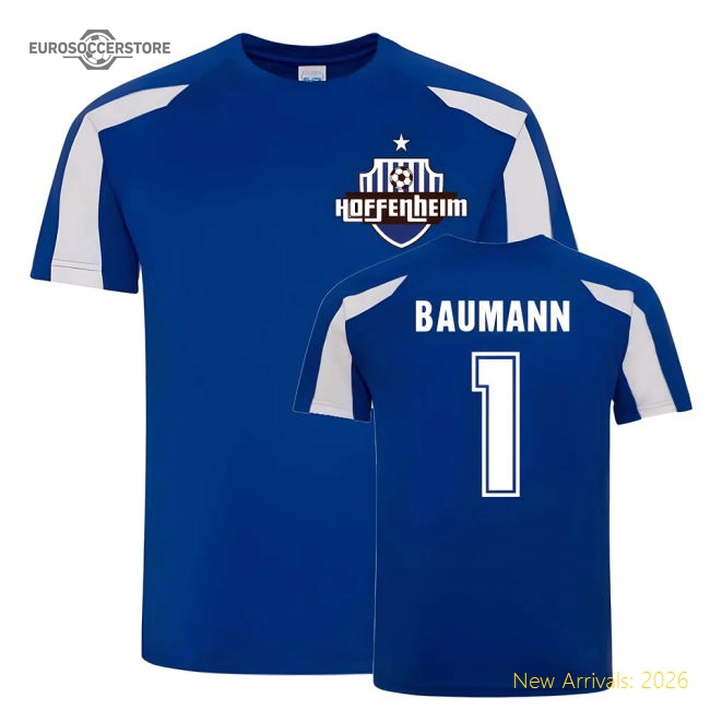 Top-Quality Oliver Baumann Hoffenheim Sports Training Jersey (Blue)