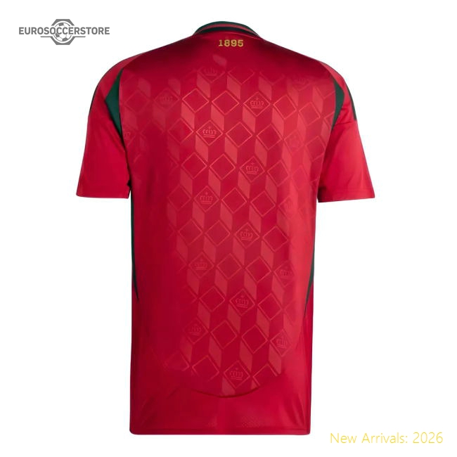 Authentic Belgium 2024-2025 Home Jersey - Movement Breathability