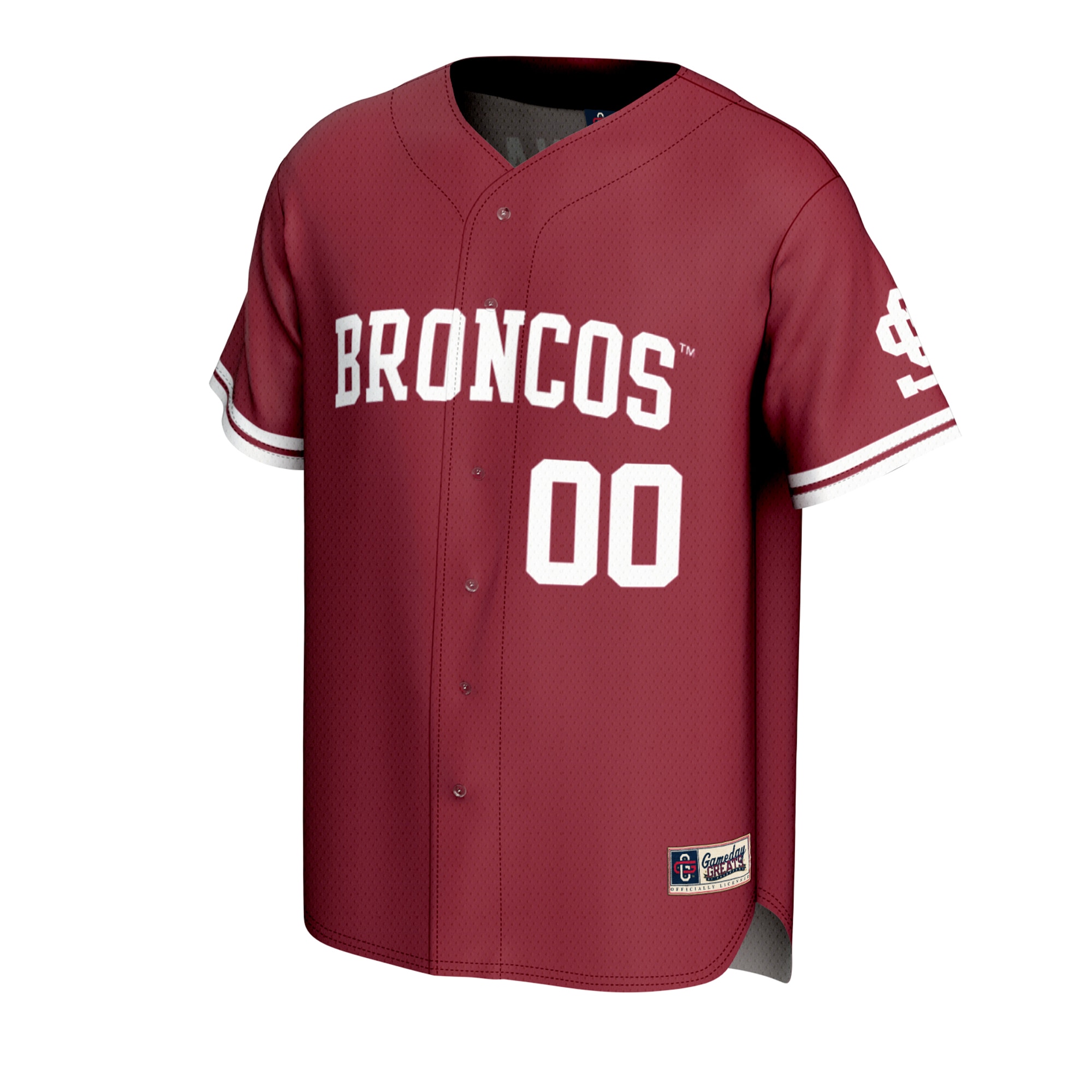 [DDG] Santa Clara Broncos GameDay Greats Youth NIL Pick-A-Player Lightweight Collegiate Softball Fashion Jersey - Maroon