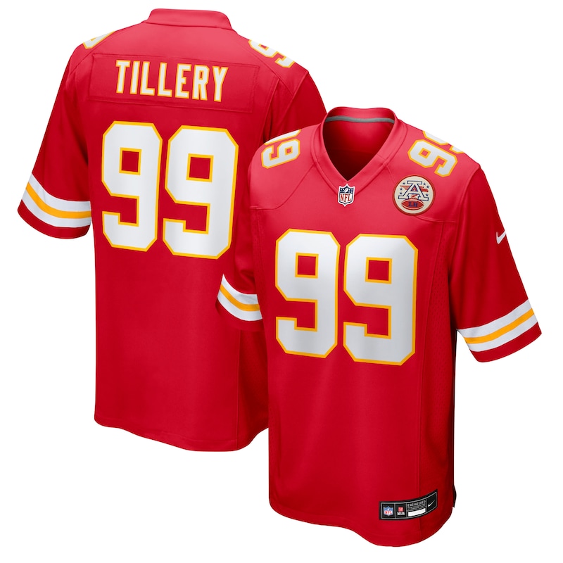 None Jerry Tillery Kansas City Chiefs Powerhouse Team Game-Day Esse...