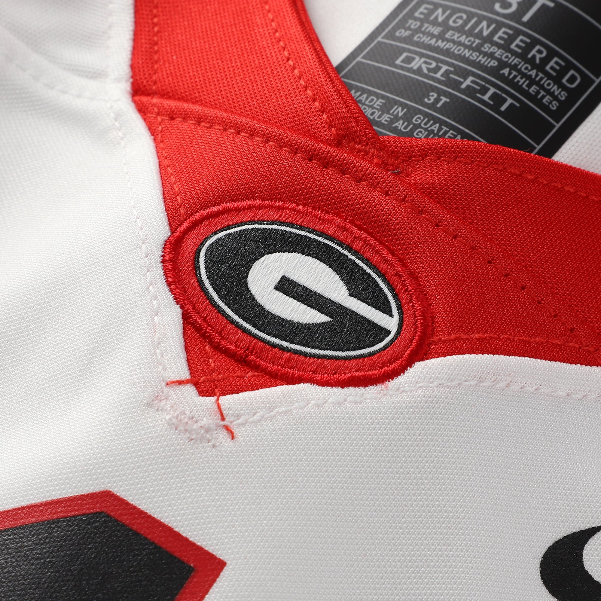 Toddler White Georgia Bulldogs Football Jersey