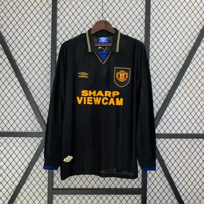 1993-1995 Long Sleeve Manchester United Jersey retro kit