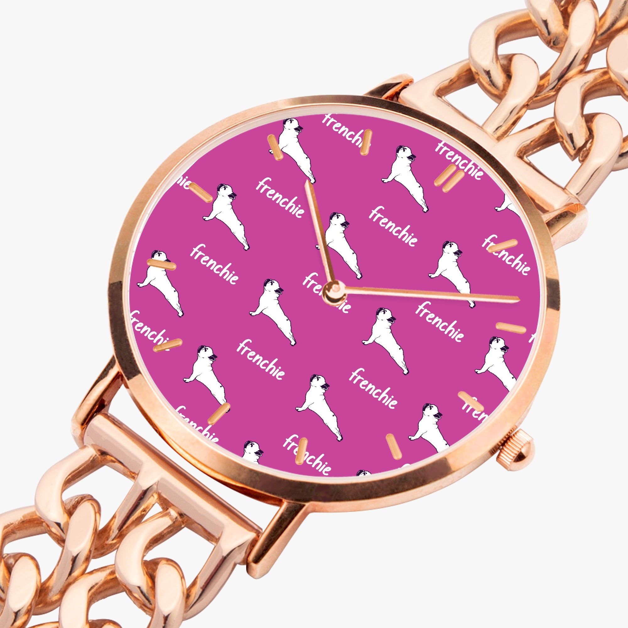 Fontanne - Chic Hollow Strap Watch for Frenchie Lovers