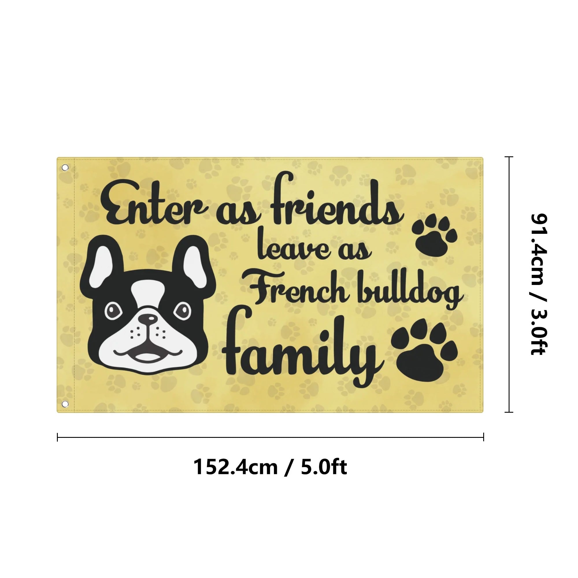 French Bulldog Sophie Garden Flags For Frenchie Lovers Durable Dog Item