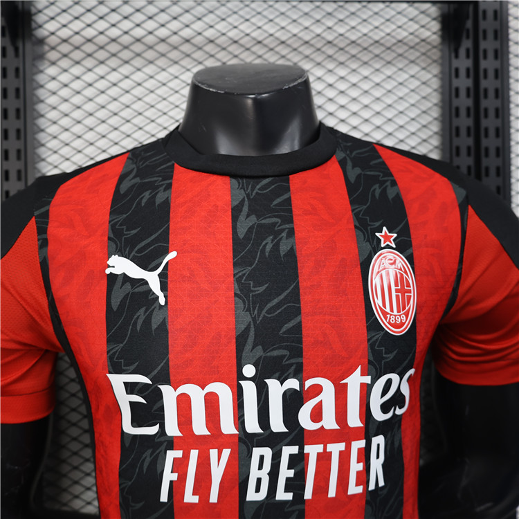 Official Authentic AC Milan 2526 Home Match Football Shirt