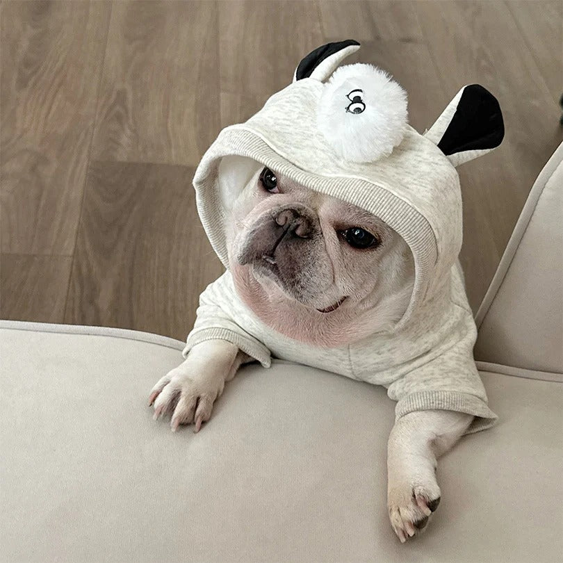 Street-Ready Furrbao Frenchie Panda Onesie Costume – Four-legged Cute...