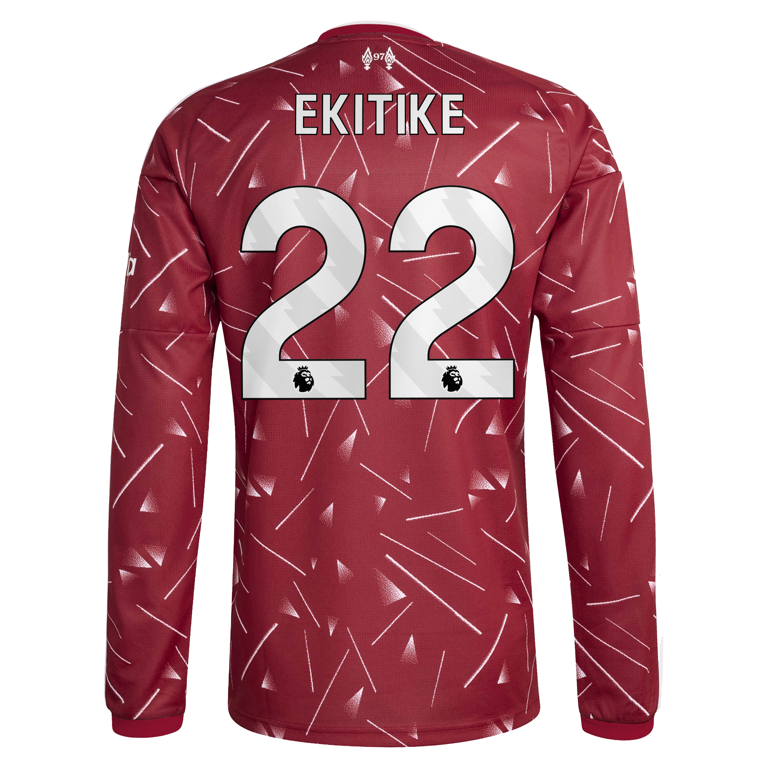 [SJH] Hugo Ekitike Liverpool 2026/27 Home Replica Long Sleeve Jersey - Red