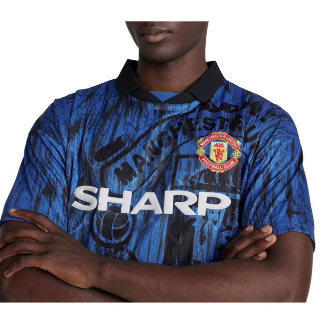1992-19 MAN sophisticated Away Shirt - Adults | excellent