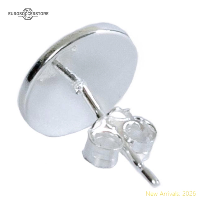 Authentic Manchester City Fc Sterling Silver Stud Earring - Premium