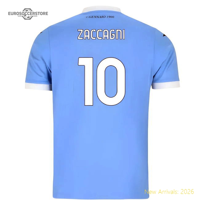 Supporter High-Quality 2025-2026 Lazio Home Shirt (Zaccagni 10)