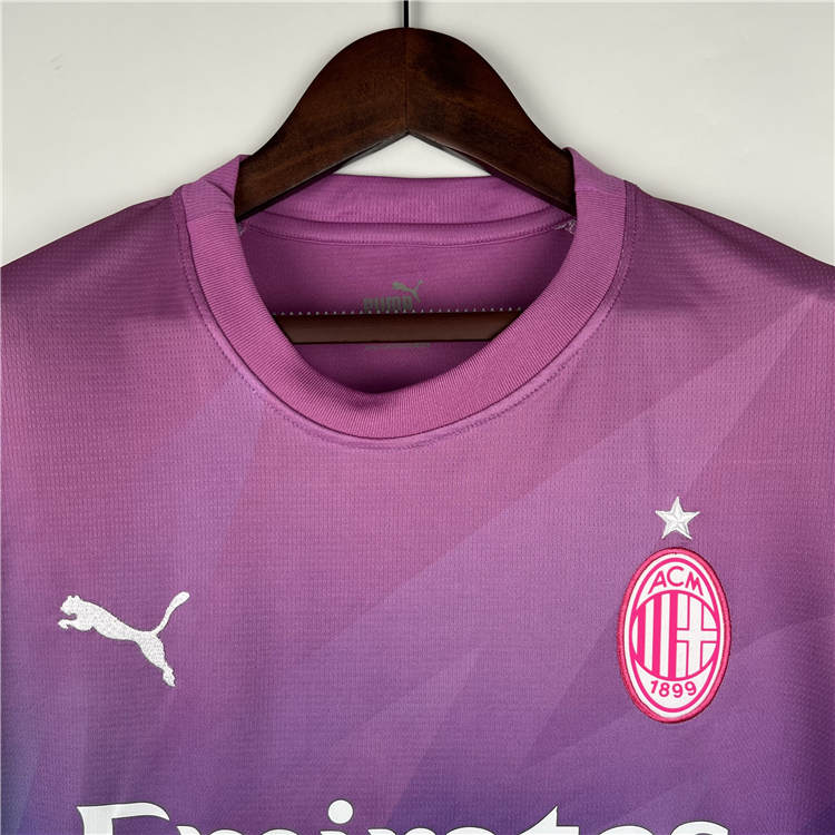 Quick Dry AC Milan 2324 Third Soccer Jersey Football Shirt