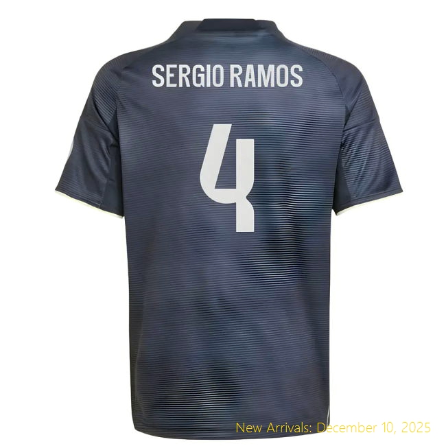 2025-2026 Real Madrid RM Authentic Away Shirt (Kids) (Sergio Ramos 4)