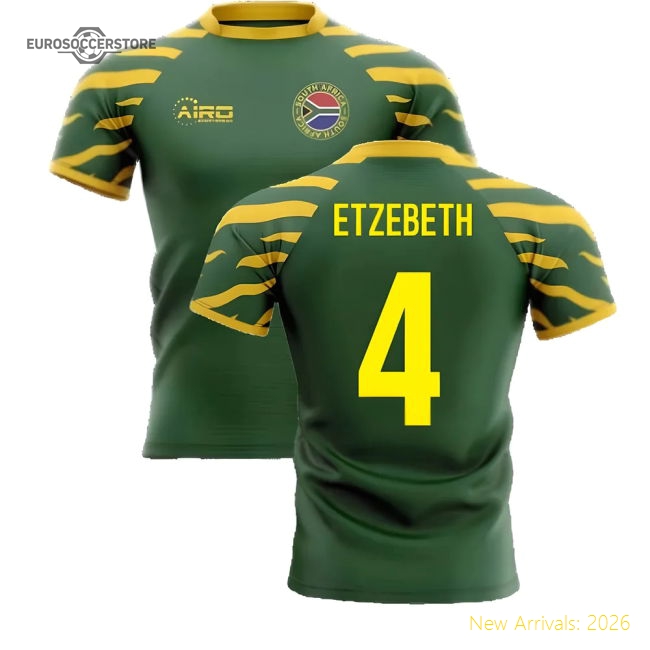 South Africa 2025 Home Jersey Shirt Football Fan Supporter Game Day Game Day Apparel