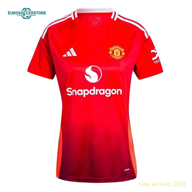 Premium Man Utd Womens Jersey 2024-2025 Aeroready Moisture-wicking
