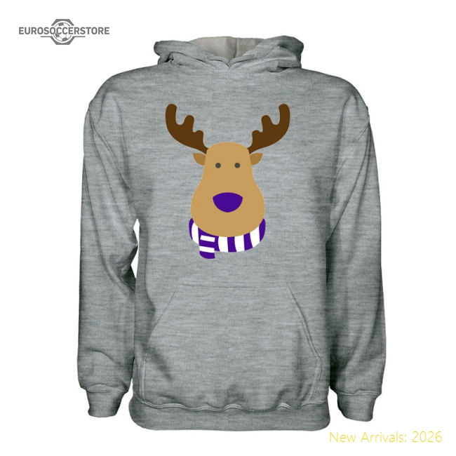 Real Madrid Rudolph Supporters Hoody (grey) - Kids