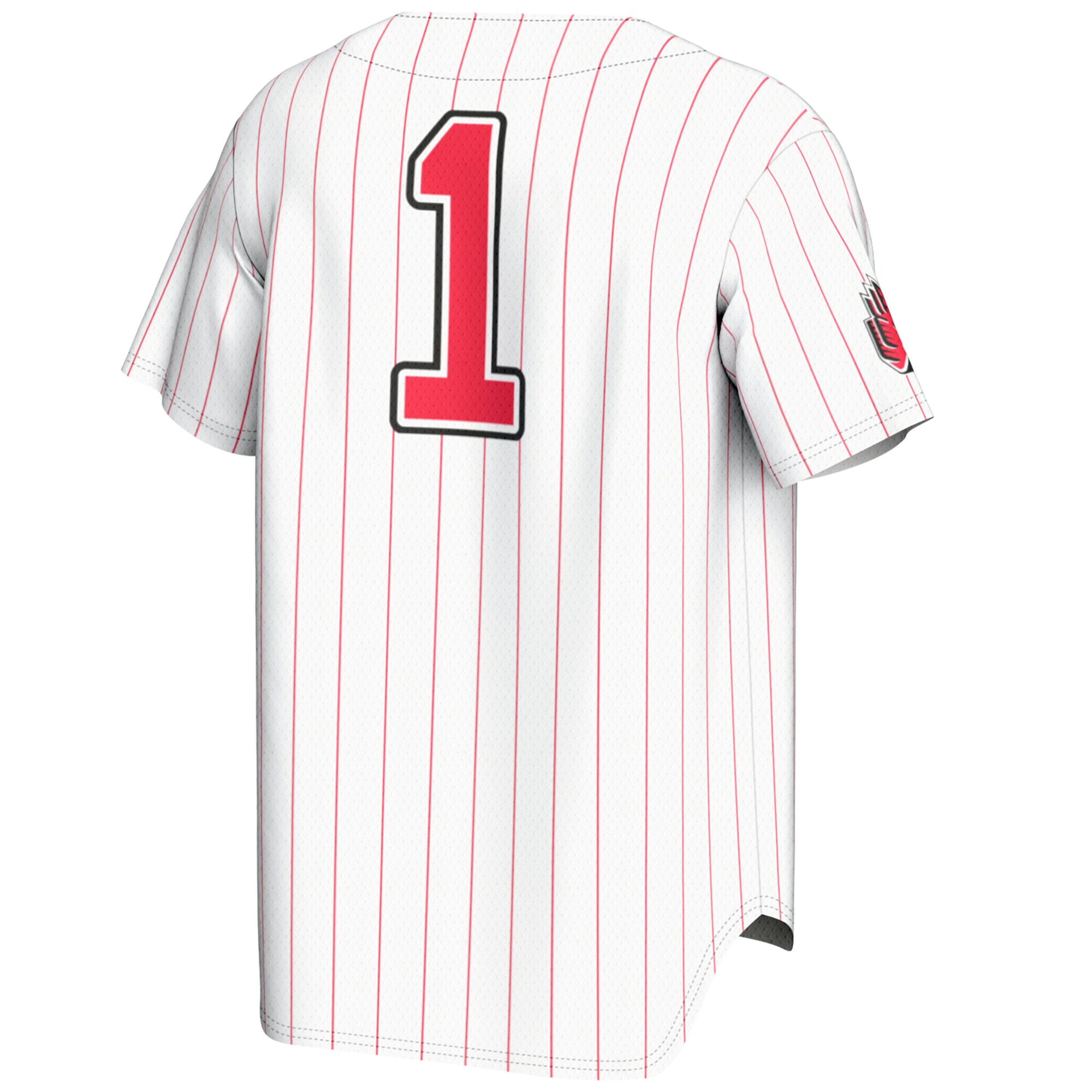 [NJP] Ball State Cardinals GameDay Greats Lightweight Baseball Fashion Jersey - White