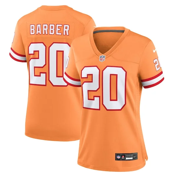 None Ronde Barber Game Jersey - Orange | NFL Player Jersey | NFL Footb