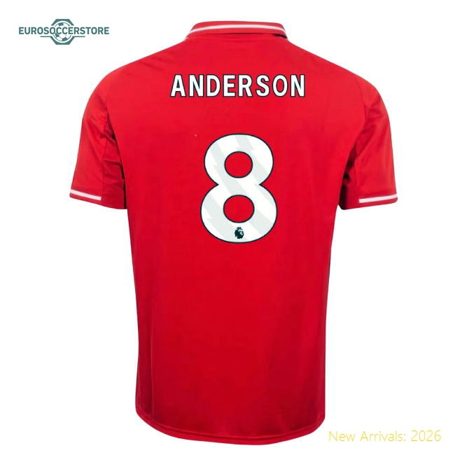 2025-2026 Football Team Kids Non-toxic Anderson Jersey Climacool
