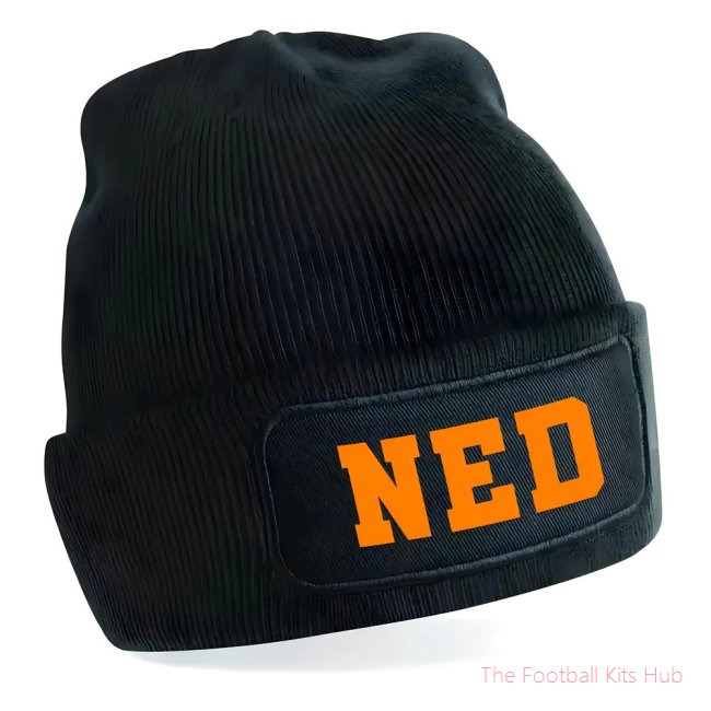 Men Netherlands National Football Beanie (Black) UEFA Euro