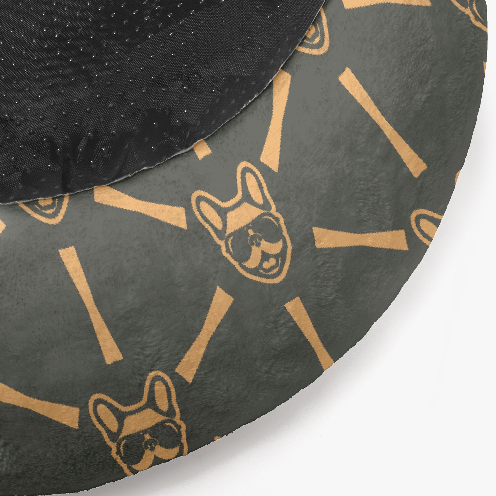 Mookie - Custom Cloud-Comfort Frenchie Bed | Personalized Anti-Anxiety Donut Bed for French Bulldogs