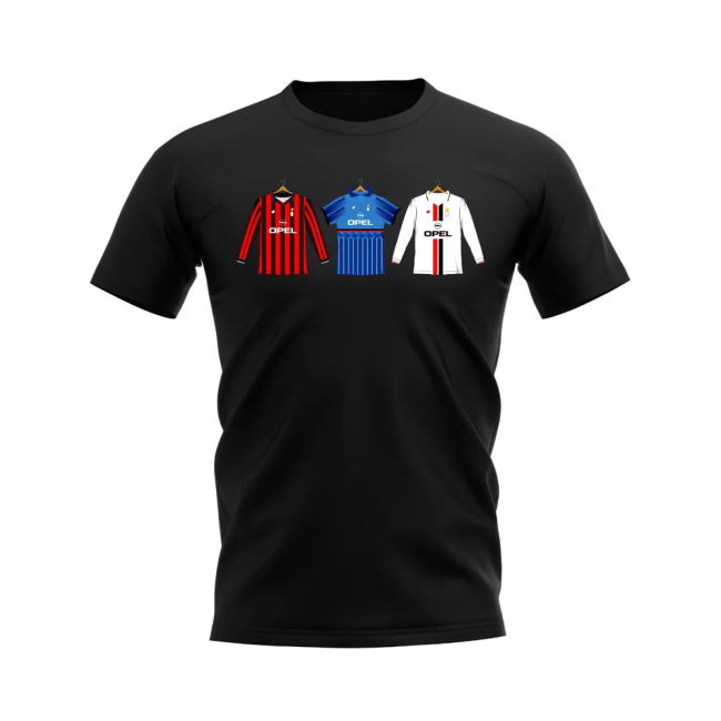 Official 1995-1996 Ac Milan Shirt With Retro Design - Easy Care