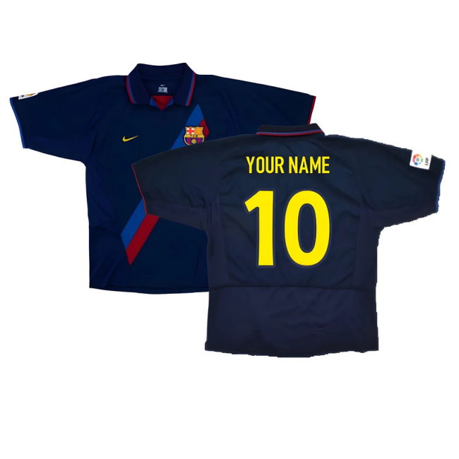 Barcelona 2003-04 Third Shirt ((Very Good) XXL) (Your Name)