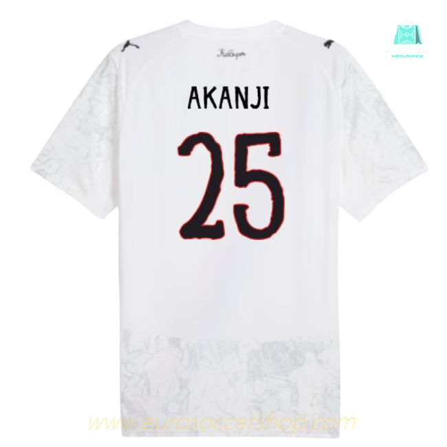 2025-2026 KIDSUPER x Manchester City CWC Shirt (White) (Akanji 25)