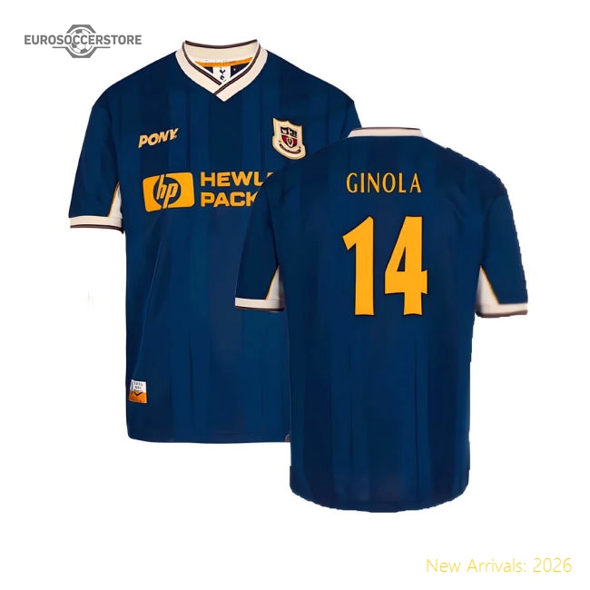 Premium 1997-1999 Tottenham Away Pony Reissue Shirt (ginola 14)