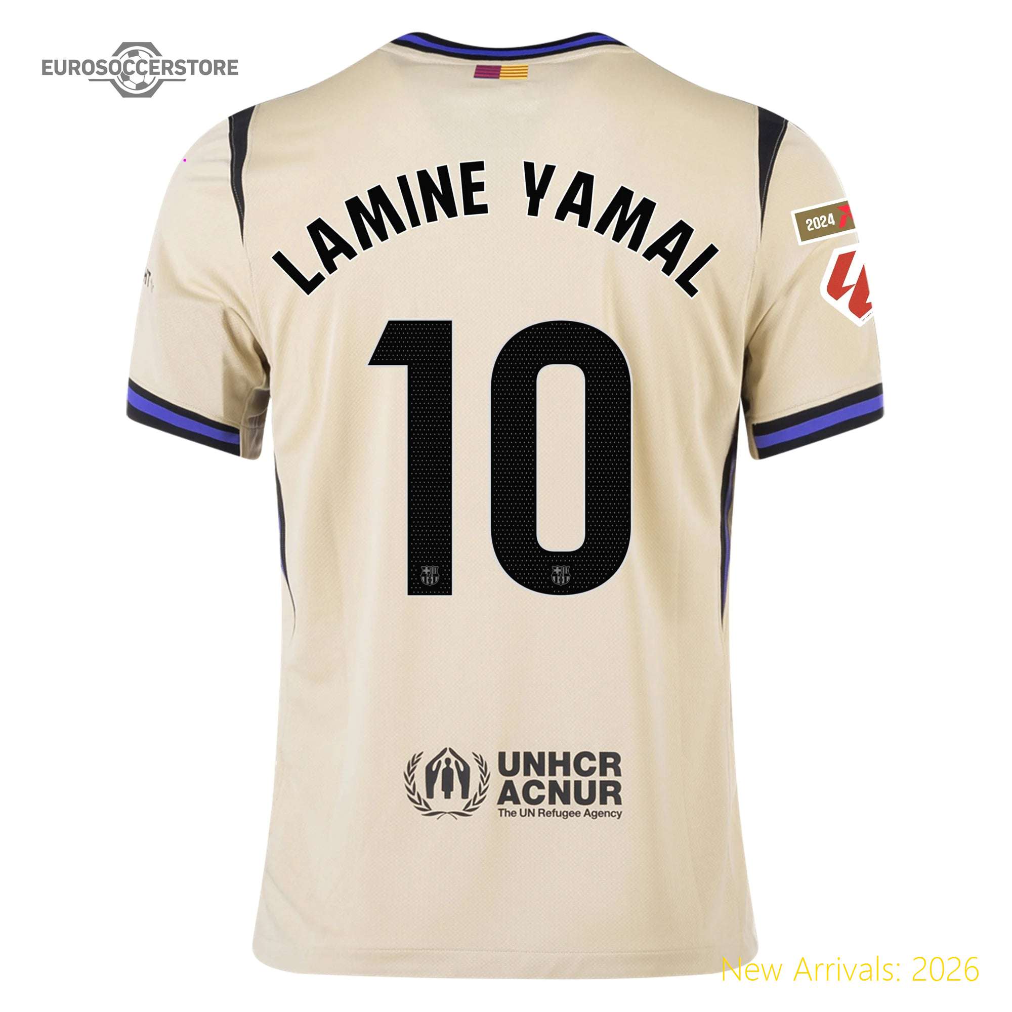 Men Bar Lamine Yamal Barcelona Away Premium-quality Away Jersey 2023