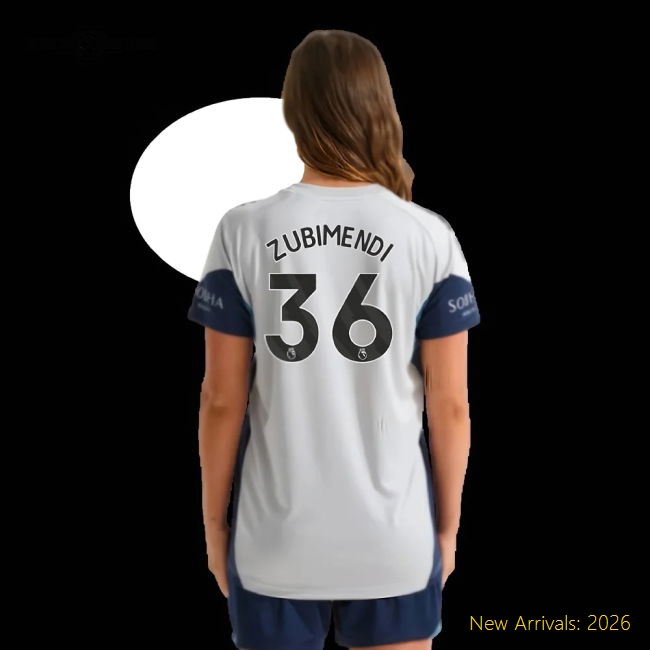 Premium Womens Arsenal Zubimendi Jersey 2025-2026 Quick-dry
