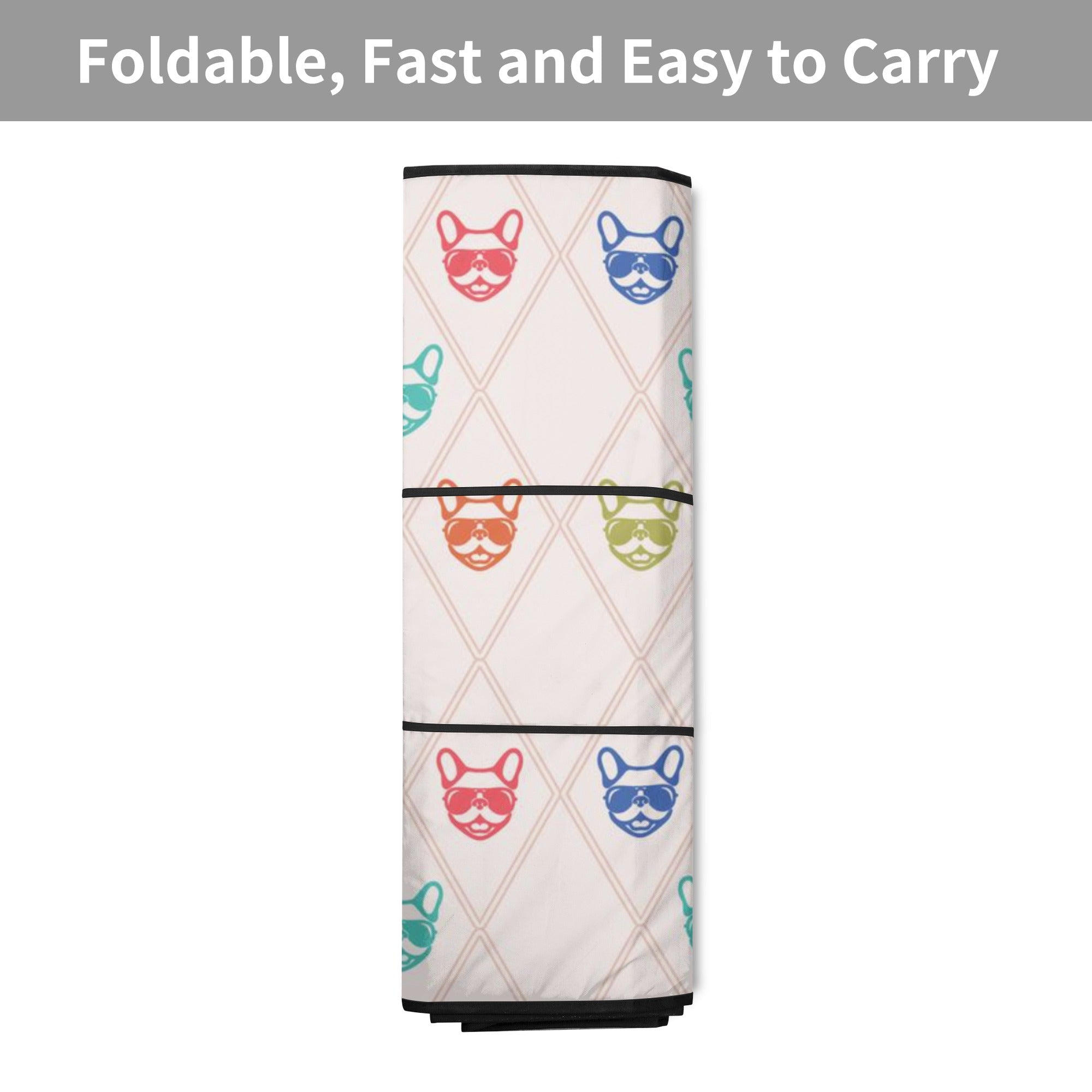 French Bulldog Cleo Car Auto Sun Shade Useful Frenchie Gear