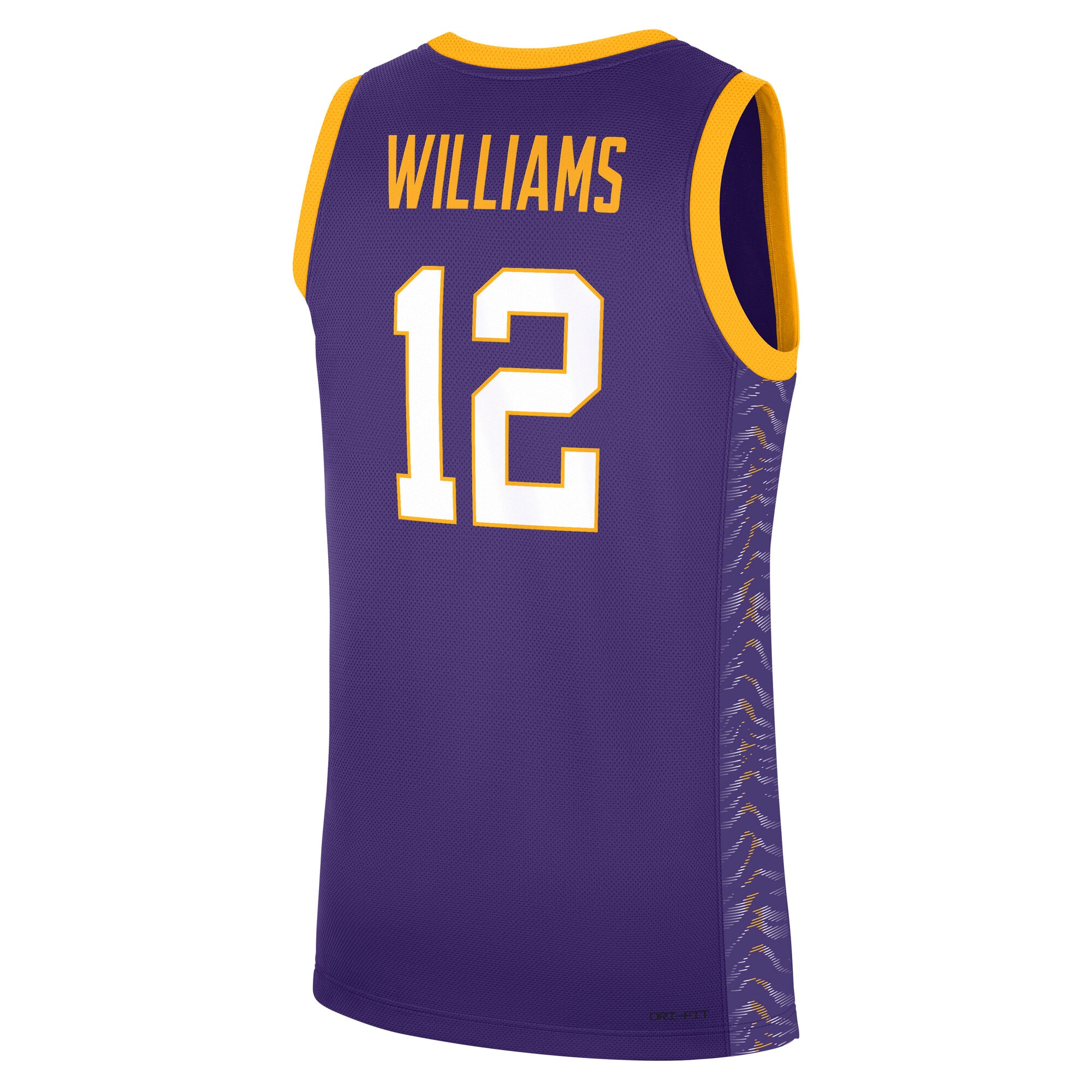 [NJP] Mikaylah Williams LSU Tigers Unisex?Replica Basketball Jersey - Purple
