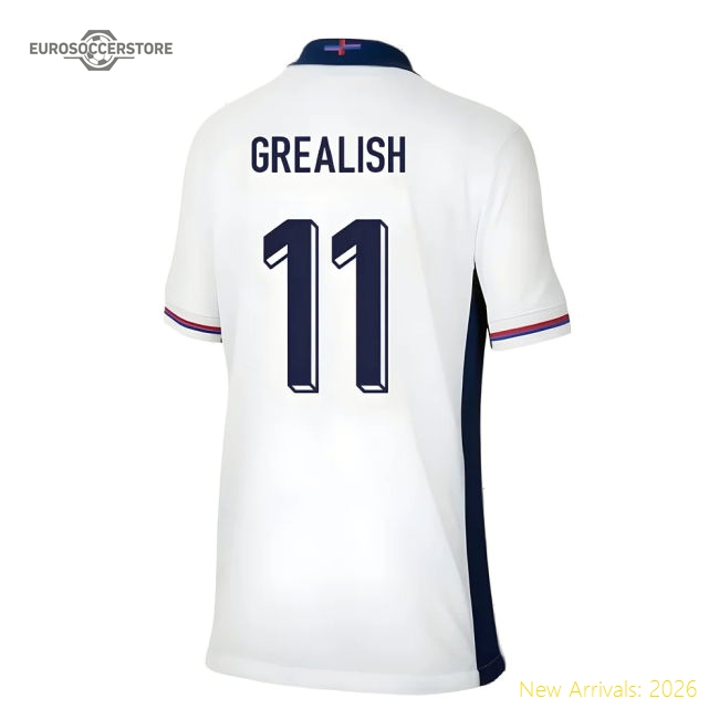 2024-2025 England Home Shirt (Kids) (Grealish 11)