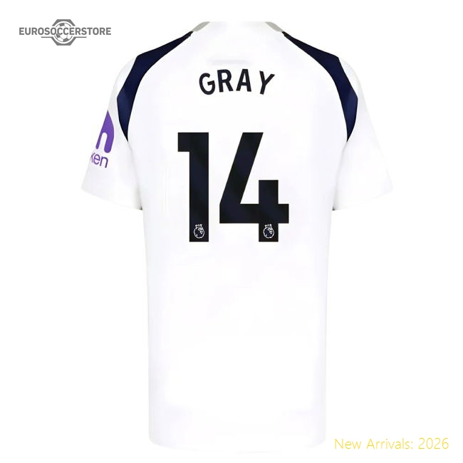 2025-2026 Spurs Hotspur Home Shirt (kids) (gray 14) - Premium Quality