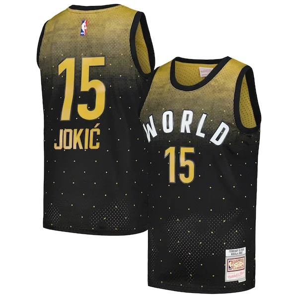 Nikola Jokic NBA Swingman Jersey - contemporary Basketball - Black