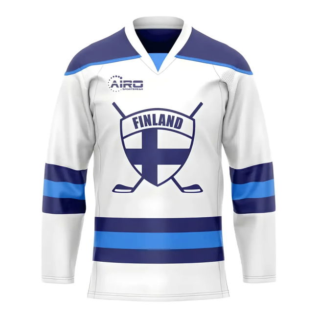 Finland Football Squad Contemporary Home Team Kit