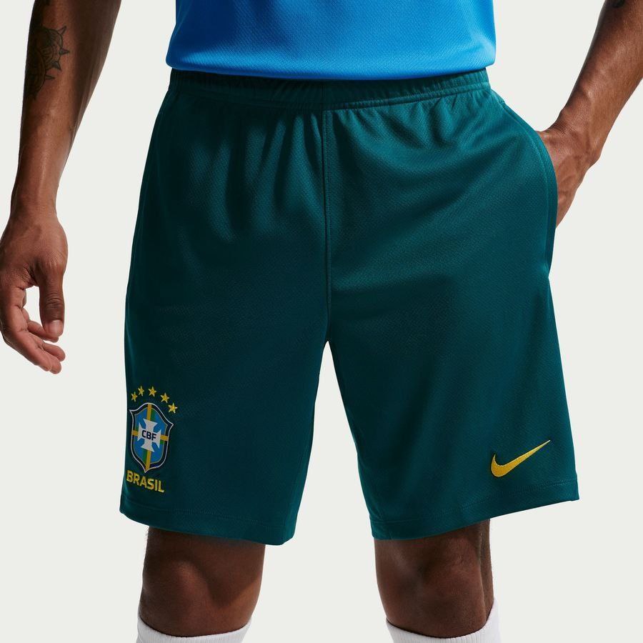 Brazil Training Shorts Dri-FIT Strike World Cup 2026 - Geode Teal/Light Menta/Midwest Gold