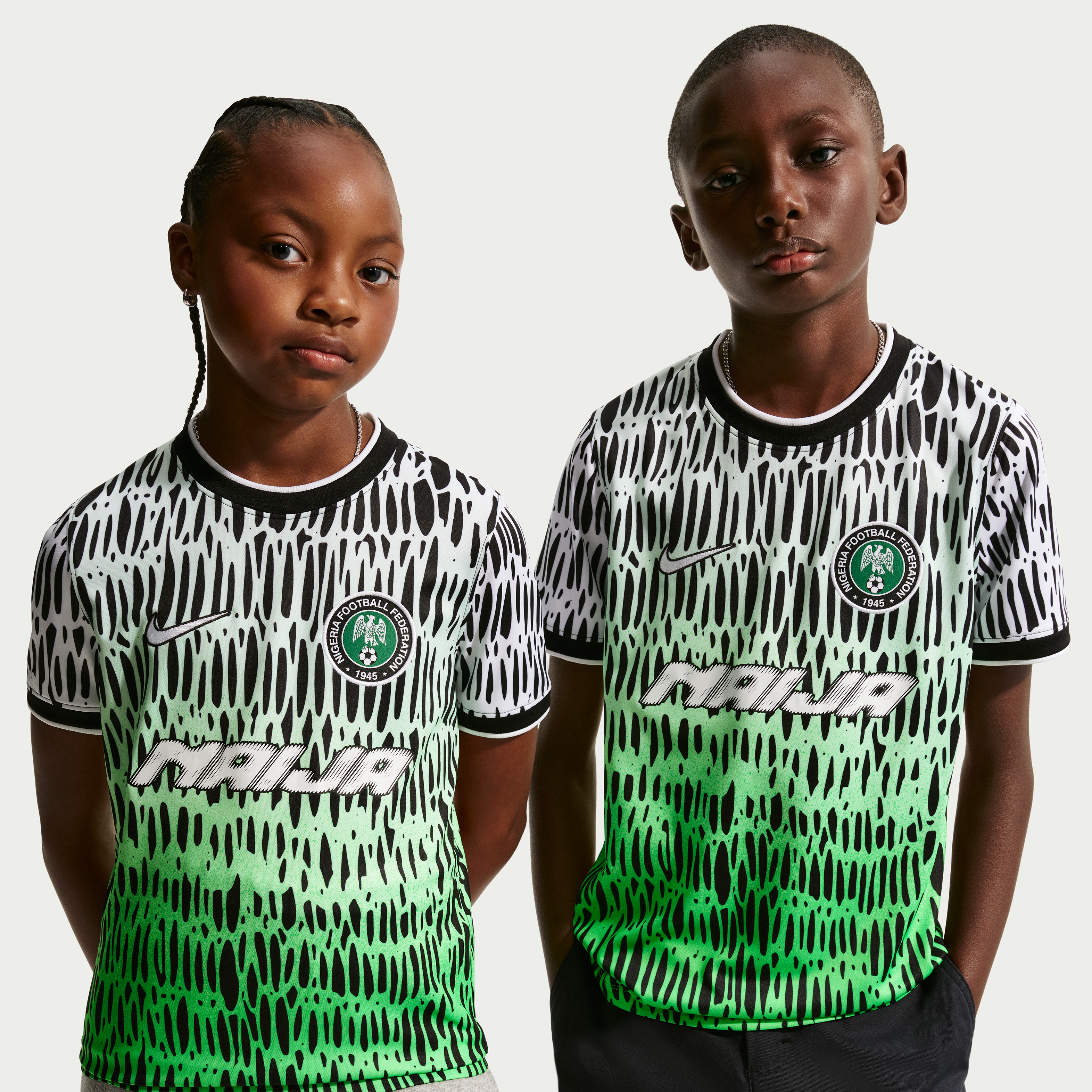 [JED] Nigeria National Team x Slawn Youth 2026 Dri-FIT Pre-Match Jersey Top - Black