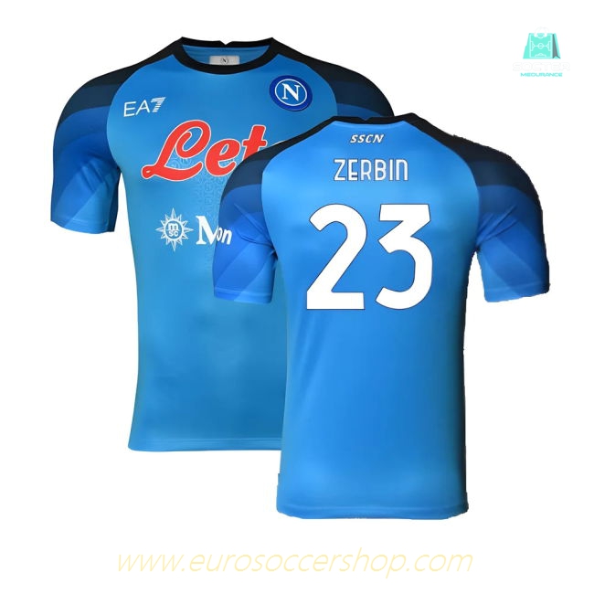 Napoli 2022-23 Player Issue Home Shirt (3XL) (Zerbin 23) (Excellent)